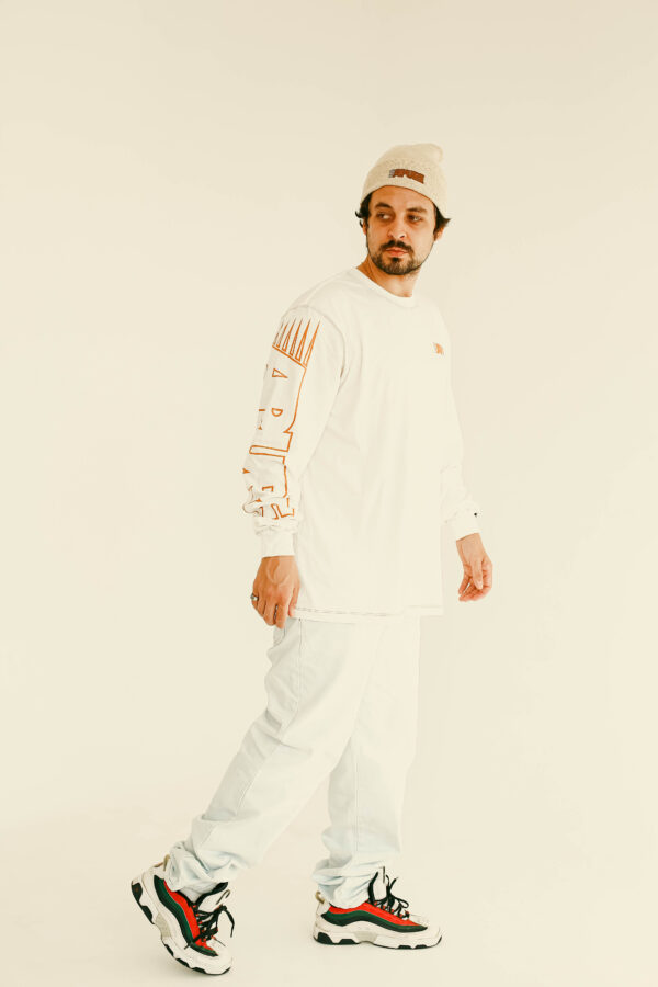 Off White Long Sleeve Tee